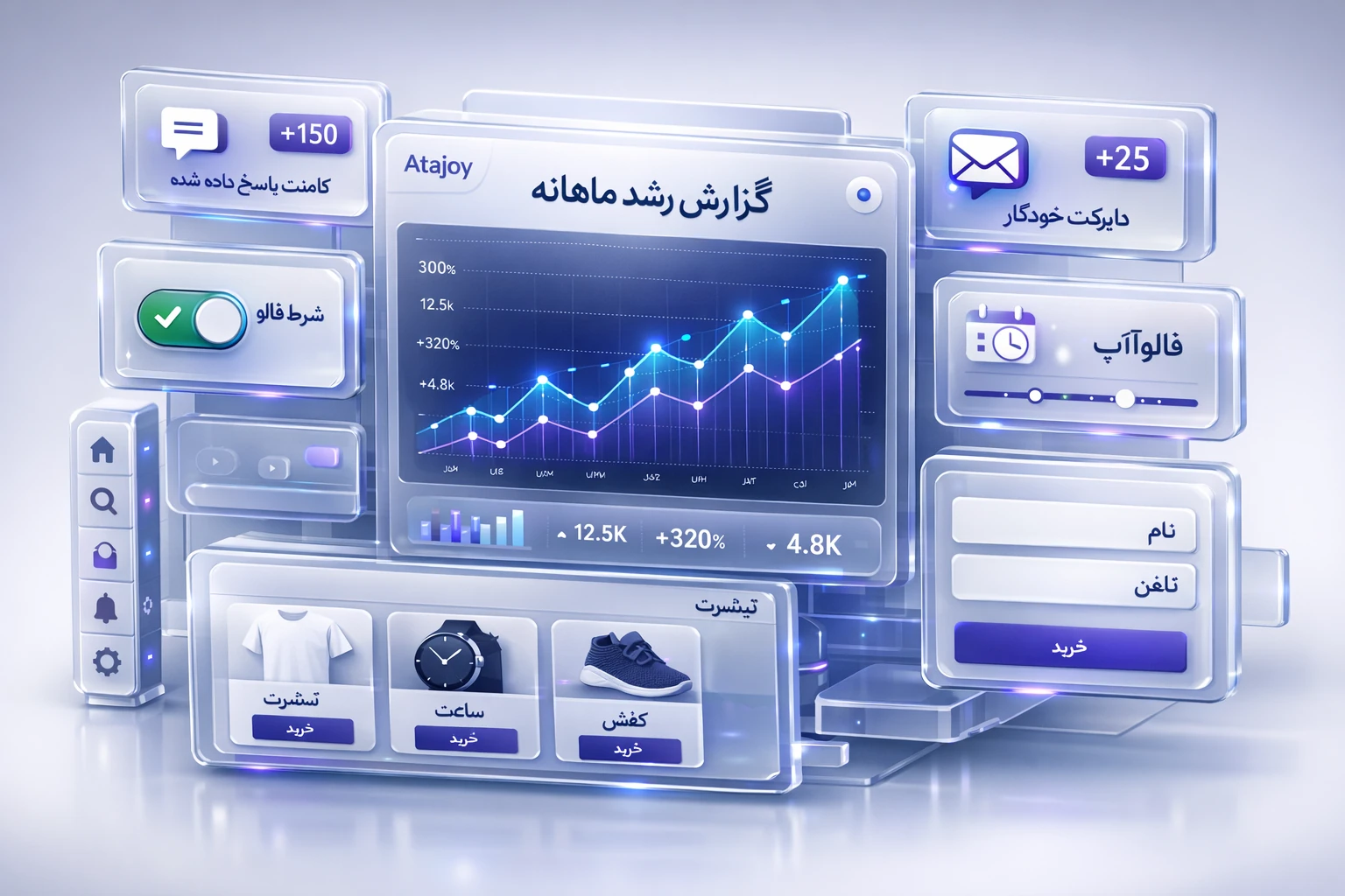 Atajoy Dashboard Preview